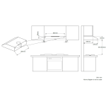 Whirlpool 惠而浦 AKR290WH 90厘米 450m³/h 櫃底型 易拆式抽油煙機